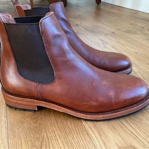 Patina Men’s Leather Chelsea Boots size 9